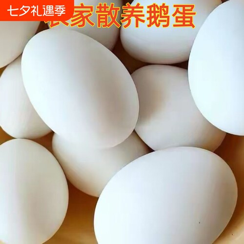 农家散养土鹅蛋新鲜生态鹅蛋现捡现发孕妇宝宝大鹅蛋营养健康
