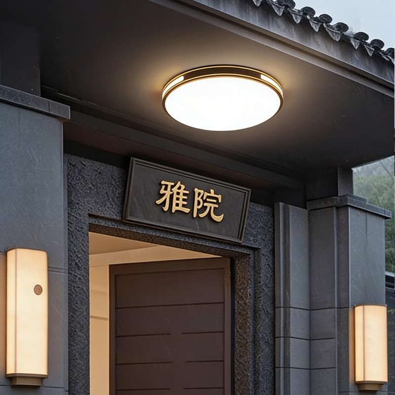 别墅吸顶灯农村自建房屋檐入户门阳台室外灯具护眼遥控灯罩控制,家装灯饰光源,餐厅/卧室/书房吸顶灯,淘宝优惠券,粉丝福利购,淘宝优惠卷