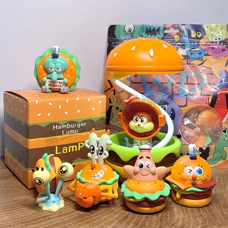 海绵宝宝盲盒手办潮玩桌面摆件