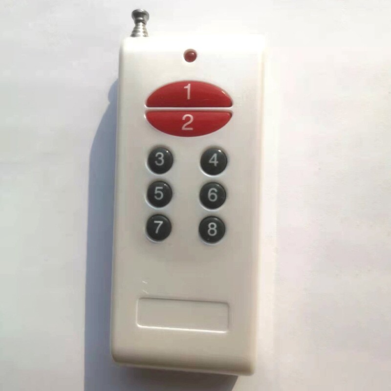 厂家供应 无线遥控推盖遥控器八键位遥控开关信号覆盖广实用性强