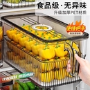 冰箱整理盒收纳盒冷冻专用食品级保鲜盒厨房鸡蛋蔬菜储物盒抽屉