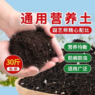 花土通用型种花家用营养土盆栽多肉土壤养花种菜专用种植泥土有机
