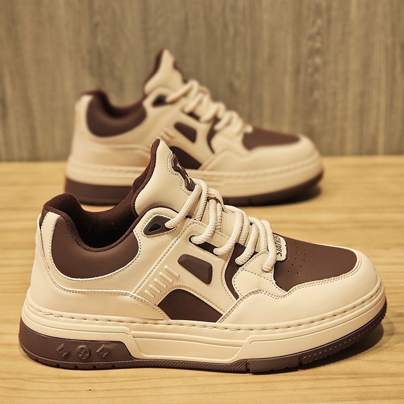 男鞋2025年新款春秋高级感百搭黑白熊猫板鞋学生运动休闲小白潮鞋