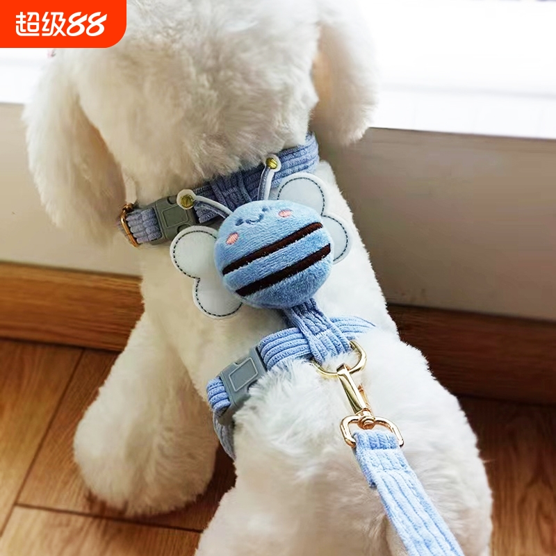 狗狗牵引绳泰迪比熊小型犬蜜蜂