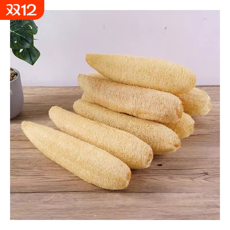 纯天然丝瓜络洗碗抹布刷锅不沾油速干百洁布去污洗碗神器干丝瓜瓤