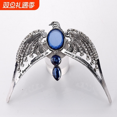 哈利波特水晶参展展示拉文克劳学院遗失的大老鹰冠冕皇冠