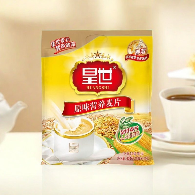 皇世原味营养麦片420g营养早餐即食谷物冲饮即食独立包装,咖啡/麦片/冲饮,营养复合麦片,淘宝优惠券,粉丝福利购,淘宝优惠卷