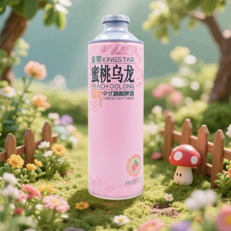 【正品包邮】金星 蜜桃乌龙高端中式精酿啤酒茶啤1L装日期新鲜