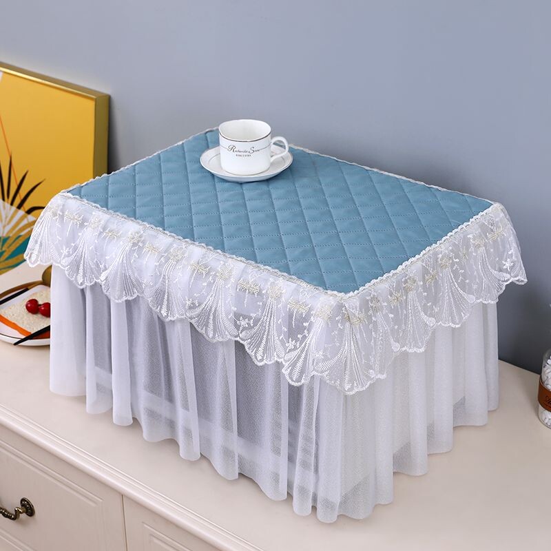 打印机罩子防尘罩全包微波炉罩电烤箱防油防尘罩蕾丝盖布盖巾通用