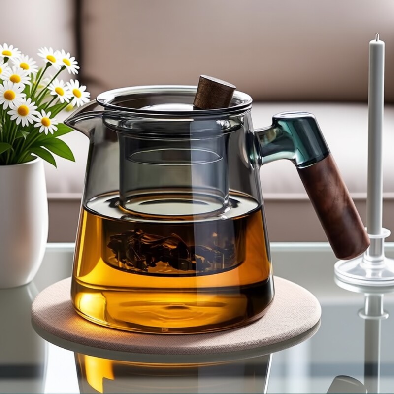 玻璃泡茶壶家用泡茶神器茶具套装办公室茶壶茶水分离高硼硅大容量