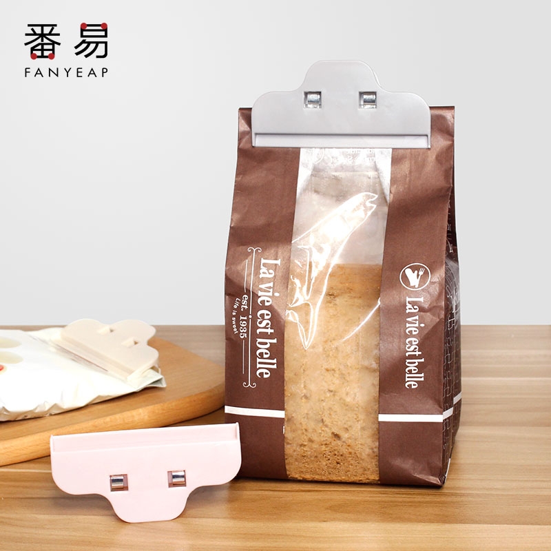 封口夹B1pn0-零食密封夹封袋夹食品密封夹保鲜素色塑料袋食物