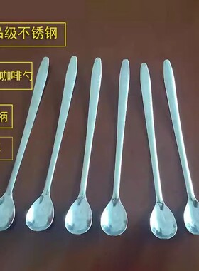 厨师专用味勺调料勺商用调味勺不锈钢长柄小勺子盐冰咖啡食品级