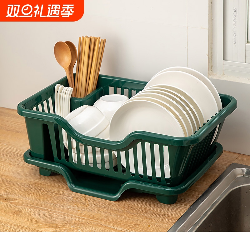 厨房台面碗碟沥水篮水槽置物