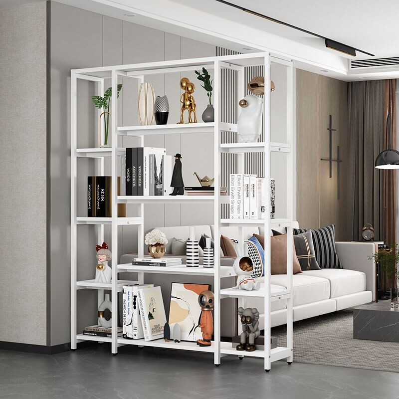 a落地置物架客厅隔断简约创意书架阳台花架花盆架办公室博古展示