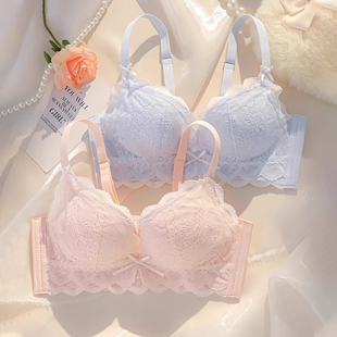 内衣女学生高中生小胸聚拢防下垂性感纯欲文胸2026爆款 收副乳钢圈