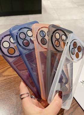 磨砂防滑边适用红米k90小米17/15/14/13手机壳K80至尊版11/10S全包镜头膜civi3/NOTE9/12Turbo冷淡K60/K70pro