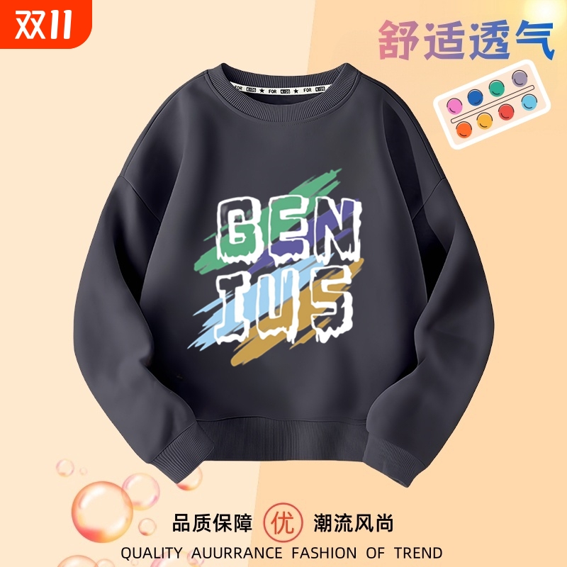 男童休闲卫衣春秋款男孩长袖上衣