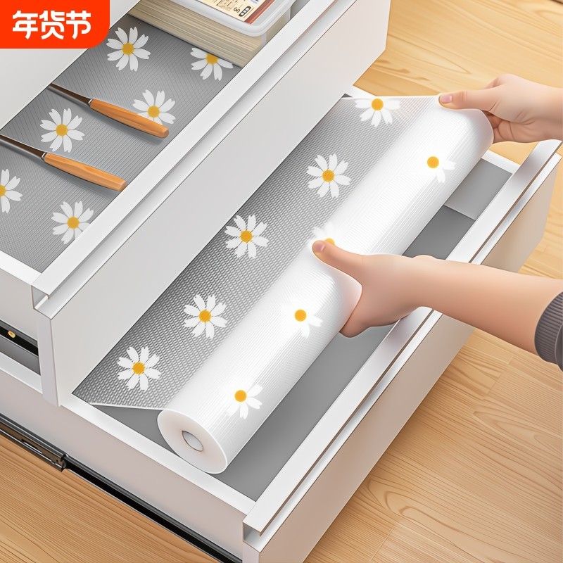 抽屉垫纸铺纸防潮垫厨房柜子防霉衣柜鞋柜防水防油贴纸防滑无胶