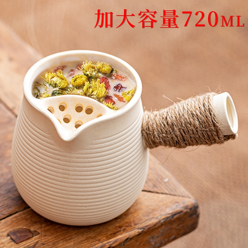 围炉煮茶壶云南罐罐家用粗陶耐高温炭火炉户外烤奶罐茶壶茶杯装备