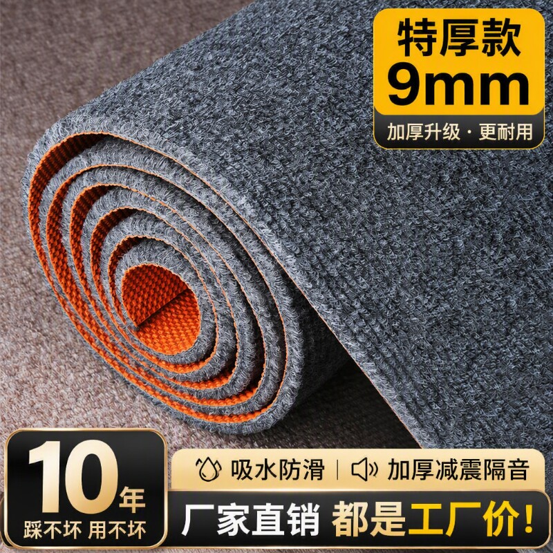 地毯可裁剪地垫加厚防滑楼梯家用垫防火阻燃客厅地板耐磨减震吸水