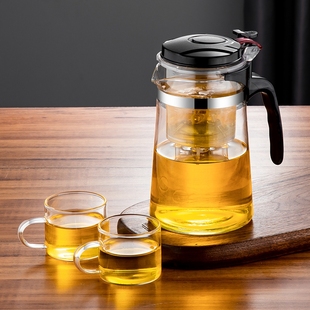 飘逸杯茶壶泡茶家用茶水分离杯冲茶器过滤办公室茶具耐热玻璃茶杯