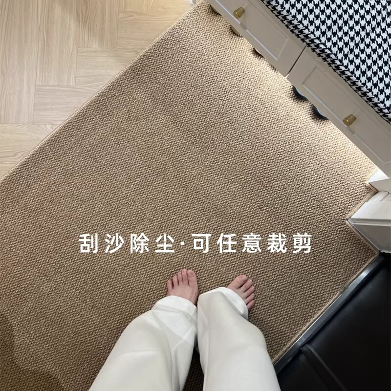 仿剑麻入户门地垫地毯进门玄关入户门垫脚垫可裁剪客厅耐脏防滑