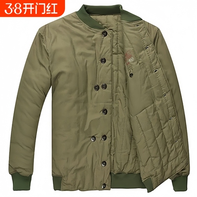 87式劳保棉袄加厚防寒棉服纯棉布白棉花老款式冬季建筑冷库工作服