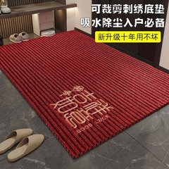 家用地垫入户门垫进门门口垫子吸水防滑脚垫免洗高端地毯耐脏室内