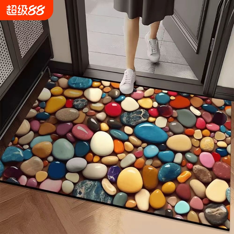 浴室卫生间硅藻泥防滑吸水地垫