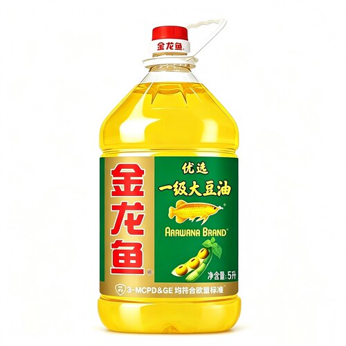 金龙鱼优选一级大豆油5L*1桶单桶装食用油炒菜烘焙清香精选转基因