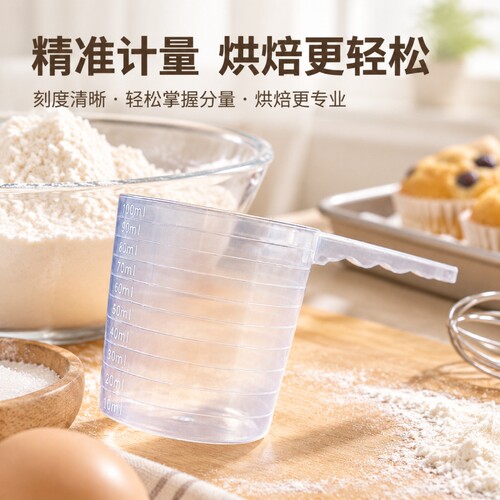 50g勺子独立包装100平底勺20克量勺塑料计量勺40ml食品级定量奶粉