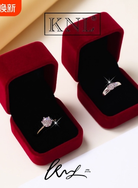 仿真婚戒对戒结婚对婚礼1克拉
