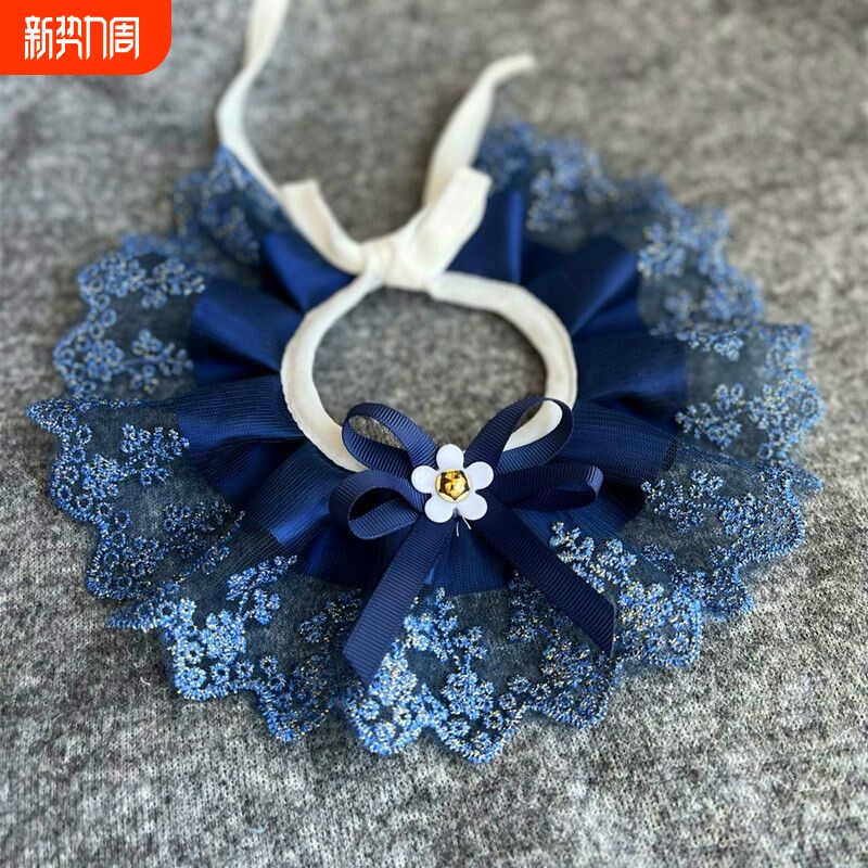 狗狗口水巾宠物围巾猫咪大中小型犬围嘴宠物饰品蝴蝶结项圈狗领结