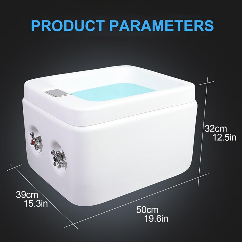 跨境洗脚盆现代简约多功能SPA沐足盆家用足部按摩冲浪水疗机批发