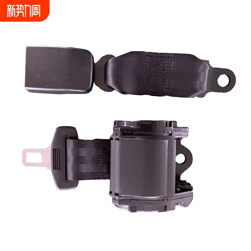 2.4米长自动伸缩两点式安全带紧急锁止式座椅保险带腰带料架绑带