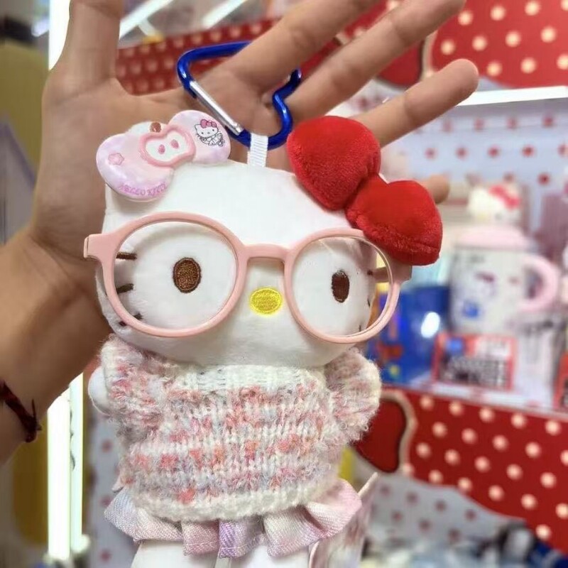 HelloKitty同款娃用眼镜配件件公仔玩偶娃配件眼镜卡通娃用