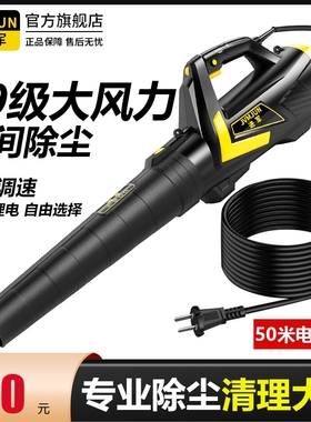 220V插电式吹风机吹树叶吹雪机大功率工业用鼓风机强力暴风枪除尘