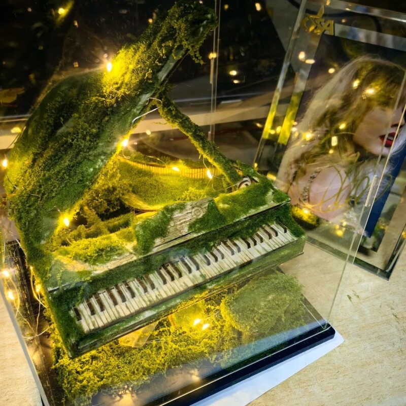 时代巡演霉霉同款香槟钢琴送同学朋友送情侣木质拼装模型组装