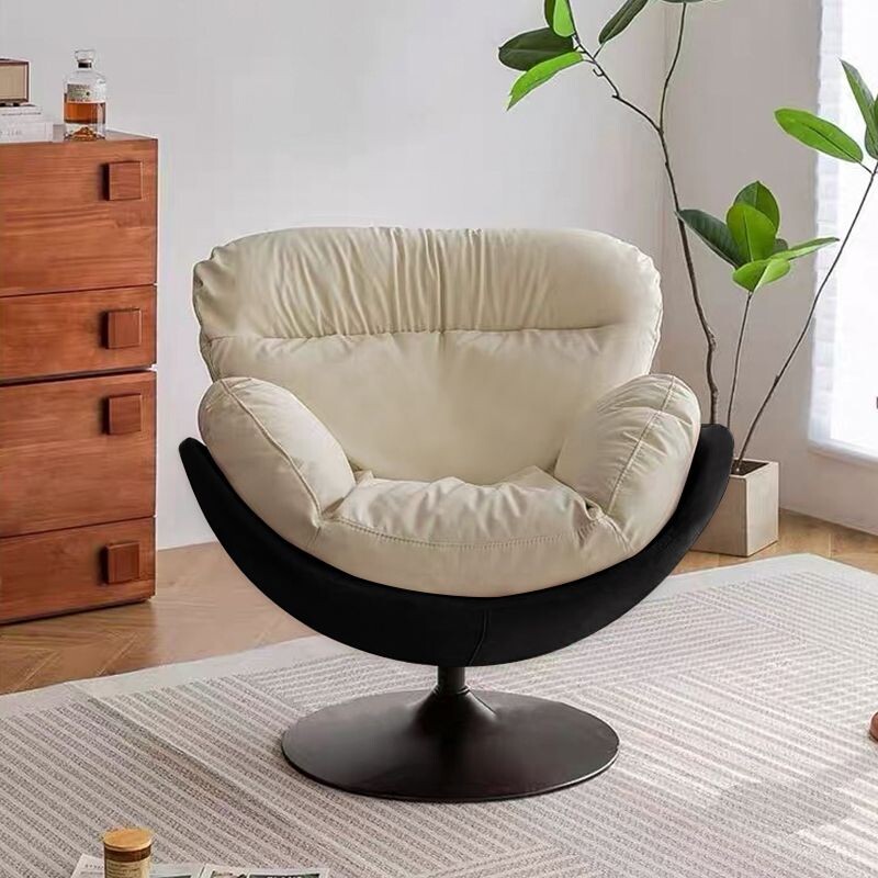 沙发椅单人旋转现代简约家用客厅阳台卧室休闲阅读椅轻奢懒人转椅