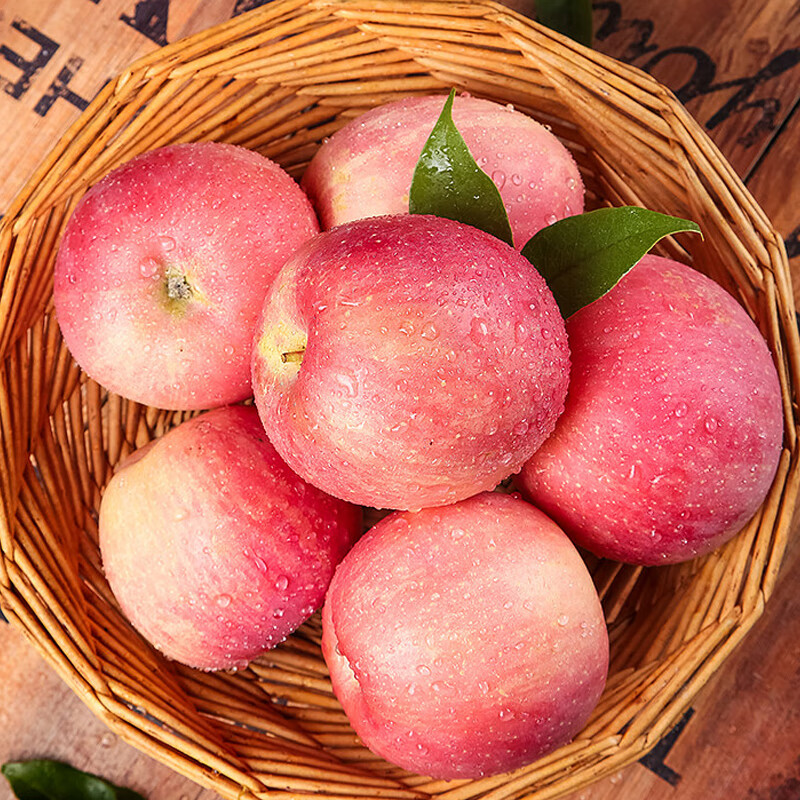 正宗山东烟台红富士净重5斤苹果新鲜水果脆甜当季水果整箱