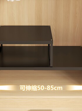 厨房桌面隔板极窄置物架分割伸缩分格桌上分层架隔断窗台整理神器
