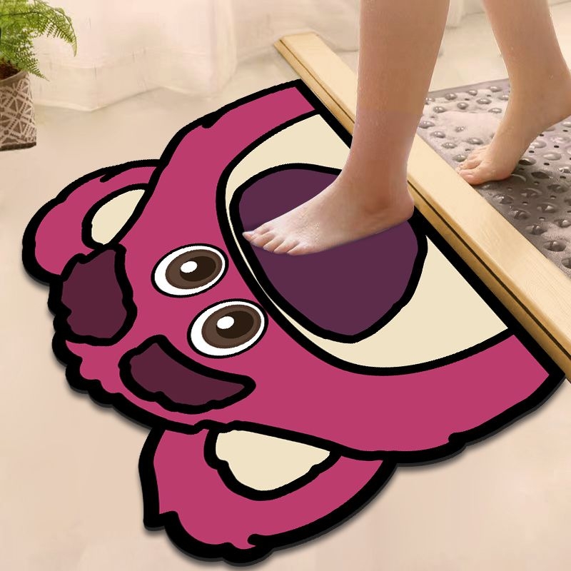 卫生间防滑卡通浴室防滑地垫脚垫