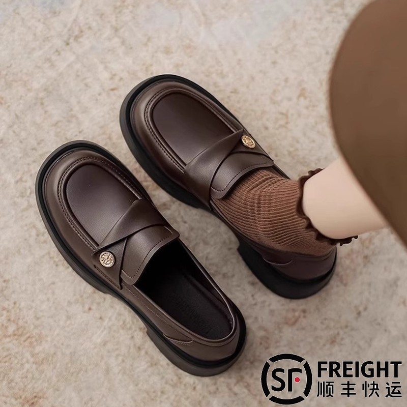 �ۻ��㣺��ɫ�ƹ� 35 �����ָ�ЬŮ2024�＾�¿ЬӢ�׷���һ�ŵ�СƤЬ�ָ�Բͷ