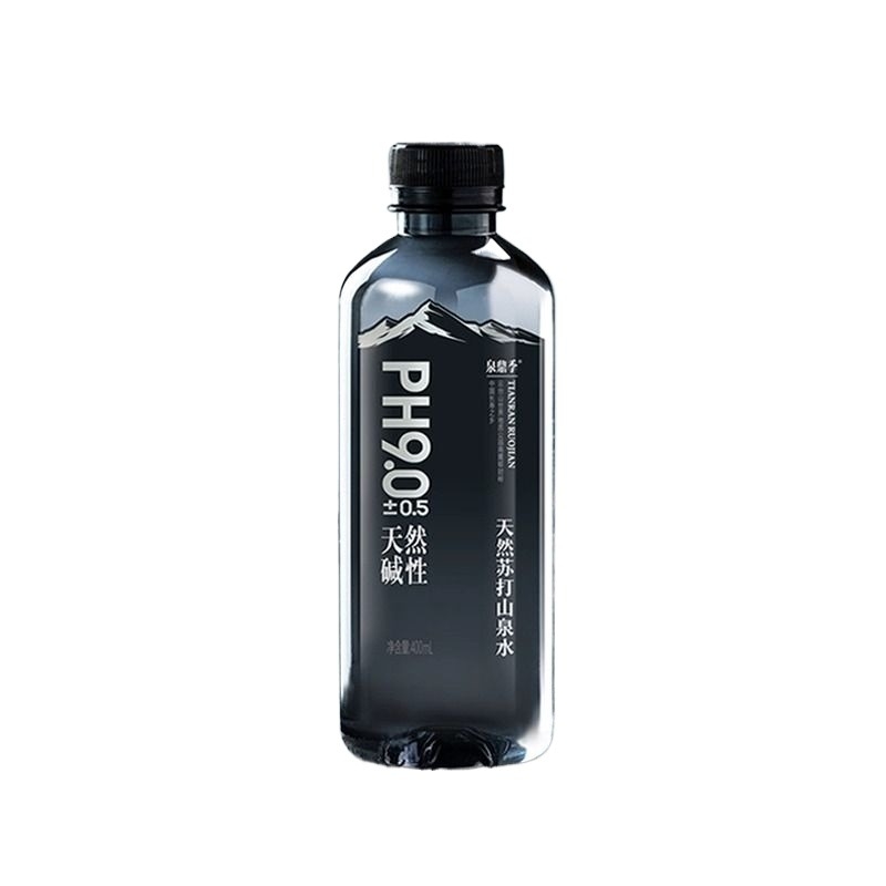 天然苏打山泉水PH9.0零添加400ml*12瓶/整箱