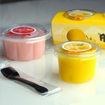 50ml100ml150ml带盖酸奶杯布丁冰激凌果冻一次性塑料杯子密封代发