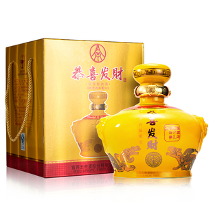 五粮液恭喜发财52度浓香型白酒2L*1坛