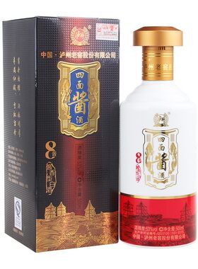 泸州老窖 14年 53度四面酱酒8 500ml 酱香型白酒