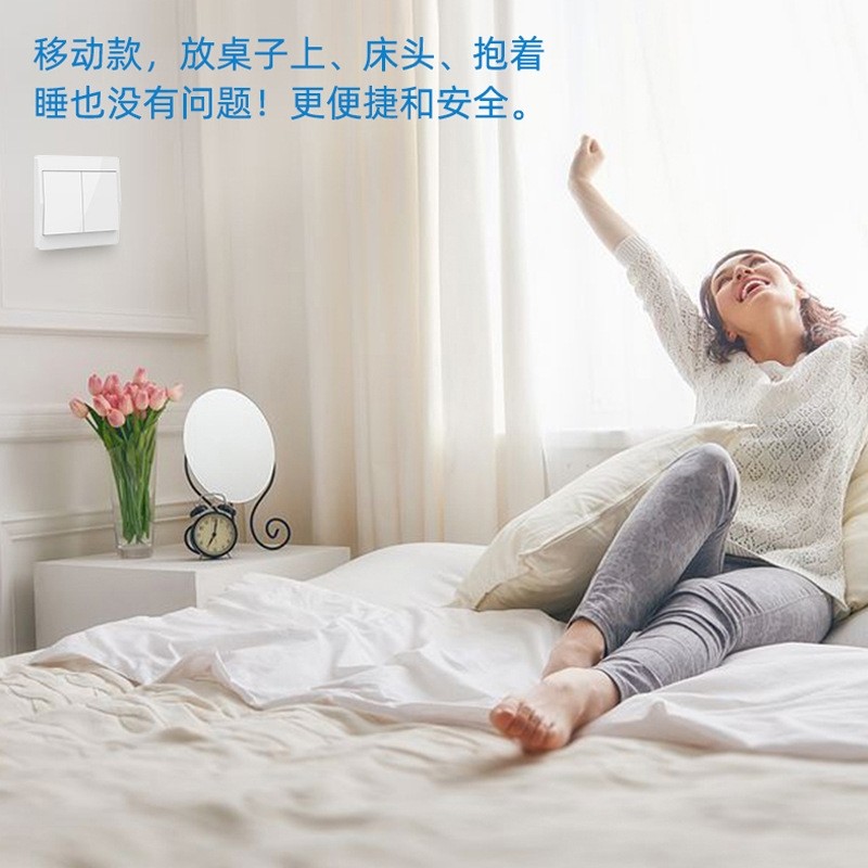 免布线自发电无线开关家用遥控墙壁面板双控随意贴灯控多控遥控器