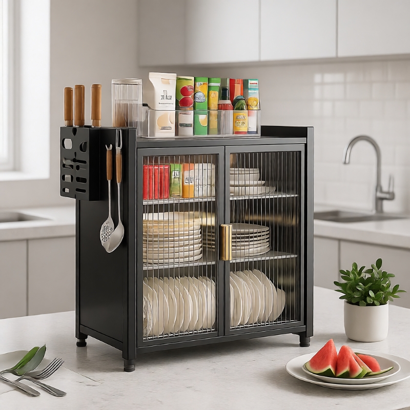 【升级密封防尘】厨房碗碟置物架