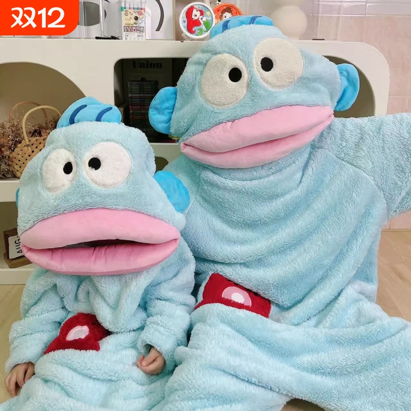 小丑鱼儿童连体睡衣可爱搞怪连帽